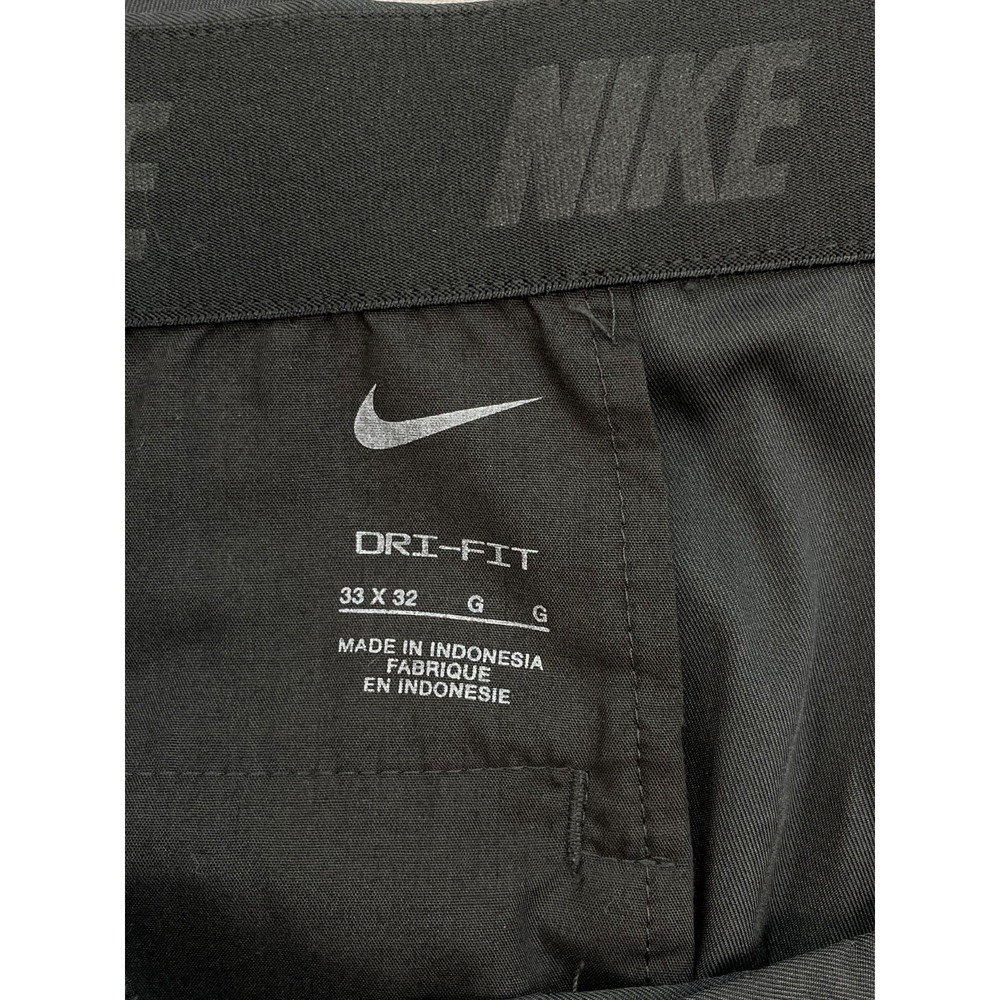 Nike Pants Mens 32 X 32 Black Performance Stretch Dri-Fit Flat Front Golf - Picture 3 of 6